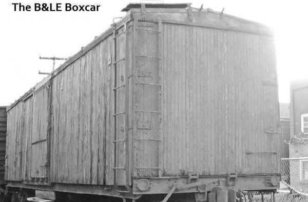 Box Car - 1908 Wood B&LE # 80412